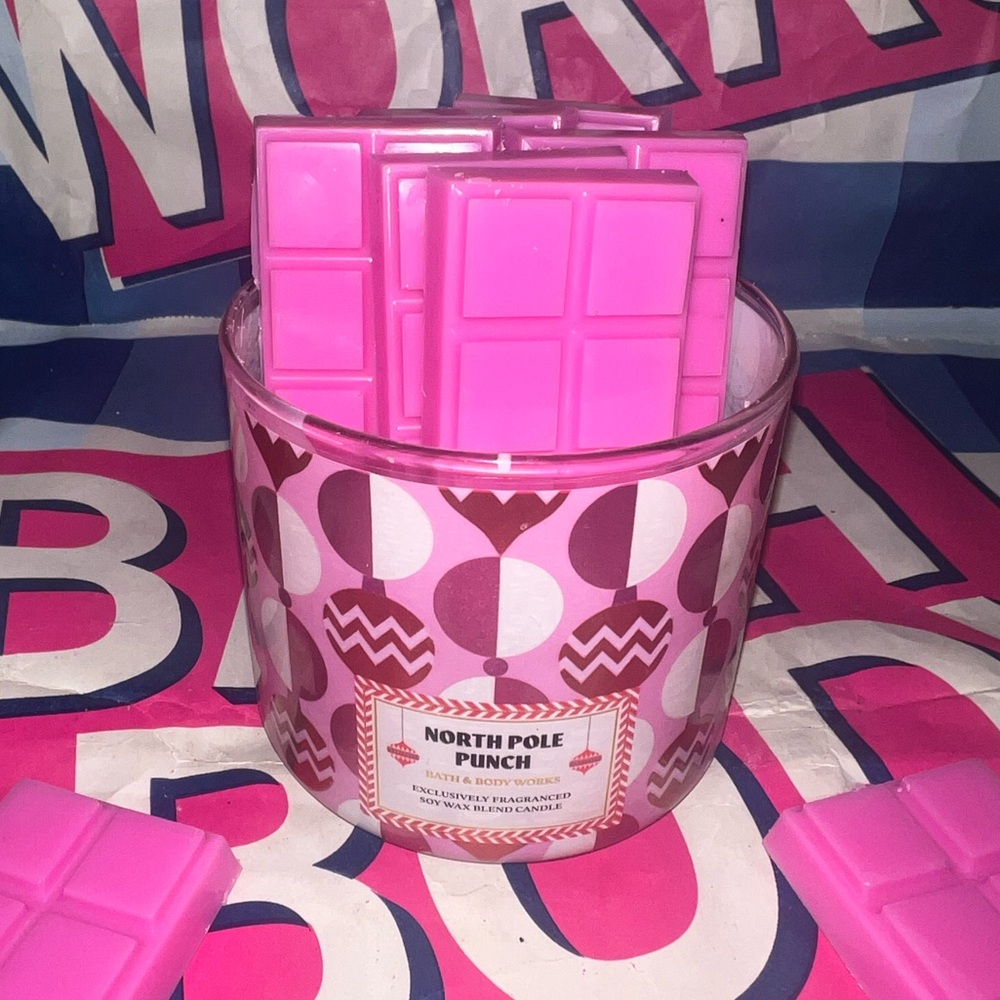 Bath and body works Candle North Pole Punch Wax Melts